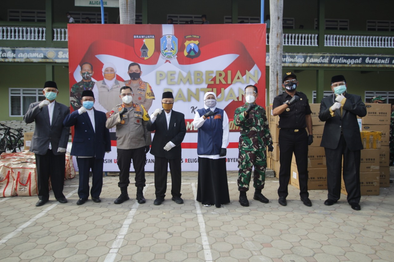 Gubernur, Pangdam, dan Kapolda Jatim Dukung Gontor Dalam Penanganan COVID-19